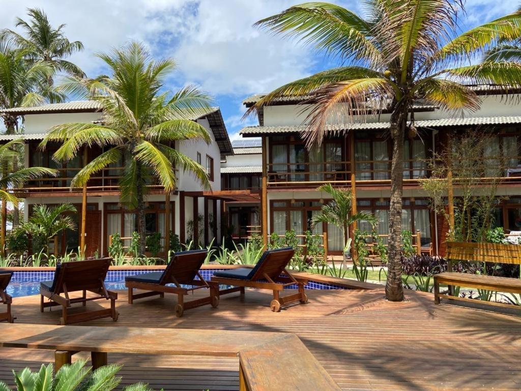 Marau Beach House Flat 107 Pe Na Areia - Dreamland Apart Taipu De Fora Barra Grande-Ba Бара Гранде Екстериор снимка